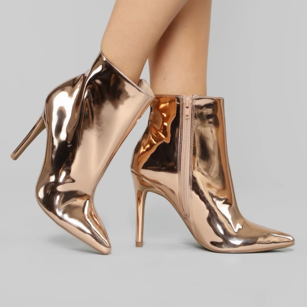 Rose Gold boots